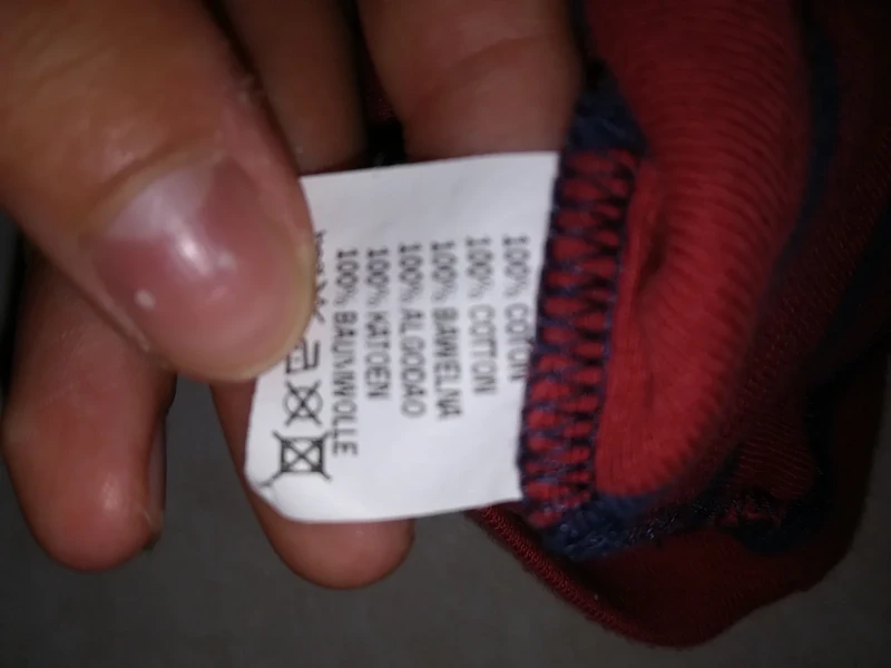 Tee-shirt à manches longues rouge et bleu, col chemise Lulu Castagnette, 18mois - photo numéro 4