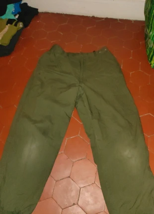 Pantalon Uniqlo Heat Tech / Doublé Polaire / Vert / Taille 40, marca: Uniqlo, estado: Muy bueno, tamaño: W30 | ES 40, 15,00 €, 16,45 € Protección al comprador incluida
