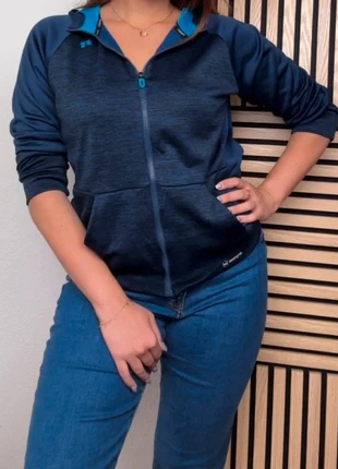 Hoodie zippé Russell Athletic Dri-Power 360 – bleu – garçon XL (14-16), merk: Russell, staat: Heel goed, maat: XL, € 10,00, € 11,20 inclusief Kopersbescherming Pro