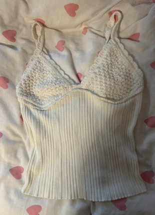 H&M Stricktop, marca: H&M, estado: Muy bueno, tamaño: M / 38 / 10, 6,00 €, 7,00 € Protección al comprador incluida