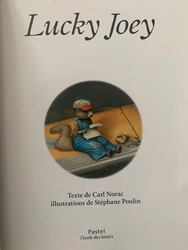 Livre Lucky Joey – Carl Norac & Stéphane Poulin - photo numéro 2
