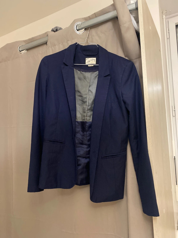 Blazer bleu marine Pull&Bear 1