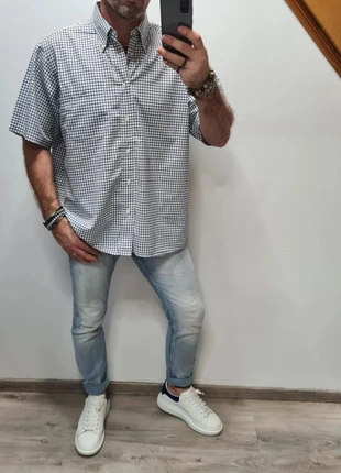 Chemisette à carreaux Lacoste 43 XXL, marca: Lacoste, estado: Muito bom, tamanho: 43 cm, €35.00, €37.45 inclui Proteção do Comprador Pro