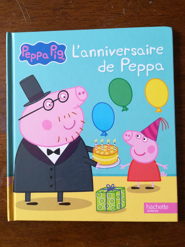 Livre peppa pig - l'anniversaire de peppa, jeux educatifs