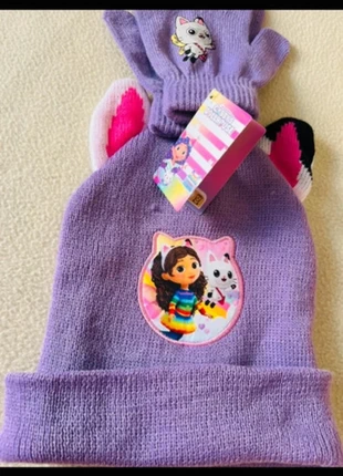🧤🎀 Conjunto de gorro e luvas 🧤🎀, merk: Gabby's Dollhouse, staat: Nieuw met prijskaartje, maat: Universeel, € 9,95, € 11,15 inclusief Kopersbescherming