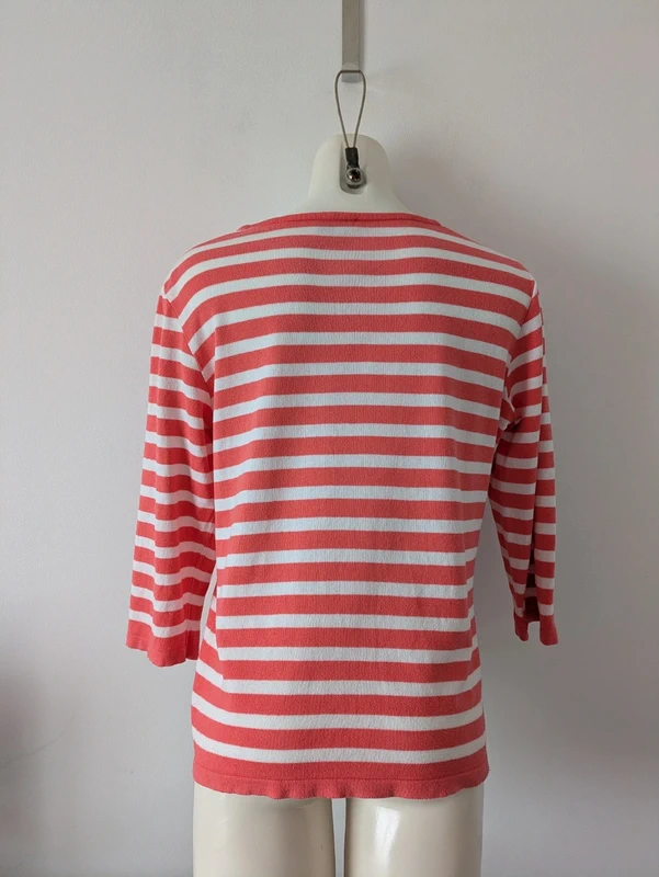 Top à rayures en coton manche 3/4 - Missegle - taille 42/44 - photo numéro 3