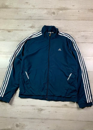 Veste de sport Adidas vintage Y2K 2009 bleu marine Climalite – Taille L, marque: adidas, état: Très bon état, taille: L, 30,00 €, 32,20 € Protection acheteurs (Pro) incluse