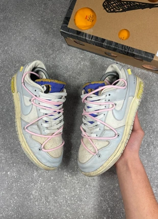 Nike dunk low x off White lot 24/50., merk: Nike x Off-White, staat: Heel goed, maat: 43, € 99,90, € 105,60 inclusief Kopersbescherming