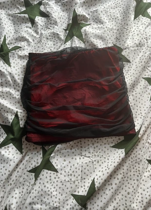 red and black mesh mini skirt, brand: Shein, condition: Very good, size: XS / UK 4-6, £2.00, £2.80 includes Buyer Protection