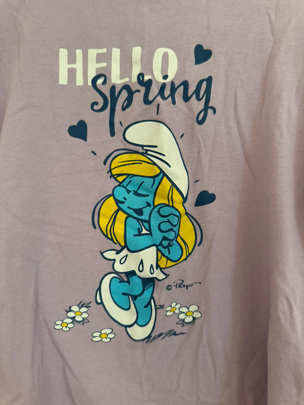 Tee-Shirt The Smurfs violet 2