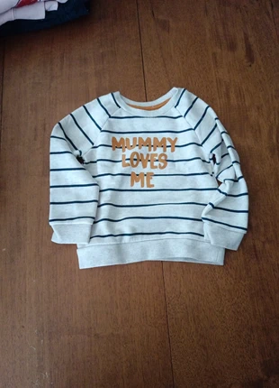 Pull "mummy loves me", brand: Primark, condition: Very good, size: 18-24 months / 86 cm, €1.00, €1.75 includes Buyer Protection