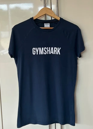 Gymshark Navy Short Sleeved Logo T-Shirt, brand: Gymshark, condition: Very good, size: M, £12.90, £14.25 includes Buyer Protection Pro