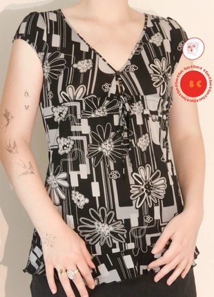 Blümchen Oberteil, brand: Vintage Love, condizioni: Ottime, taglia: S / IT 40 / EU 36, €8.00, €9.10 include la Protezione acquisti