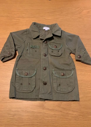 Veste kaki mi saison 9 mois, merk: Kimbaloo, staat: Heel goed, maat: 6-9 maanden / 68 cm, € 3,00, € 3,85 inclusief Kopersbescherming