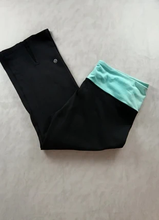 Legging de Sport Lululemon 19", Noir et Bleu, Taille 12, marca: Lululemon, estado: Muy bueno, tamaño: L / 40 / 12, 22,90 €, 24,75 € Protección al comprador Pro incluida