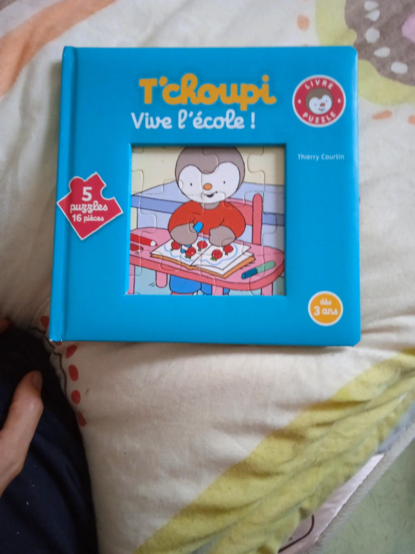 T'choupi, mon livre Puzzle de l'école - Dès 2 ans