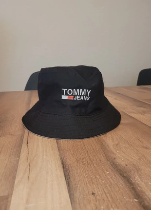 Bob réversible Tommy Jeans – Noir/Marron – Logos brodés neuf, brand: Tommy Hilfiger, condition: New without tags, size: One size, €20.00, €21.70 includes Buyer Protection