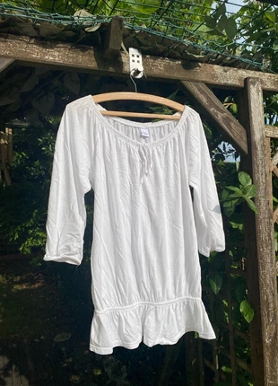 Blouse blanche Camaïeu, brand: Camaïeu, condizioni: Ottime, taglia: S / IT 40 / EU 36, €4.00, €4.90 include la Protezione acquisti