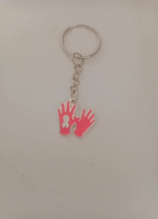 Porte clés octobre rose, brand: Fait Main, condition: Very good, €1.50, €2.28 includes Buyer Protection