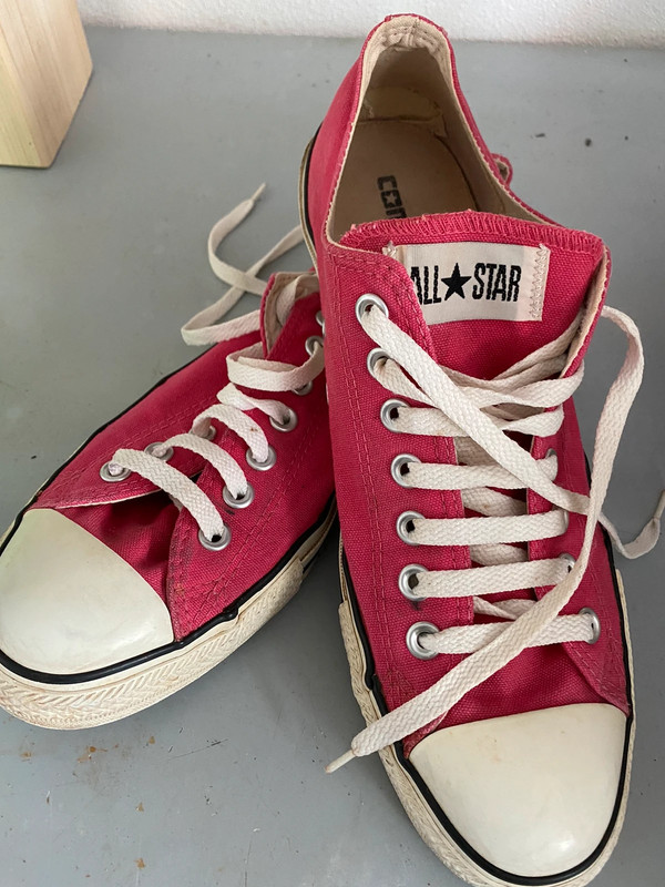 Converse rosa basse discount