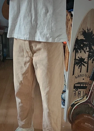 Pantalon jean Blue Mountain beige coupe droite vintage | Taille L, brand: BLUE MOUNTAIN, condition: Very good, size: L, €10.00, €11.20 includes Buyer Protection