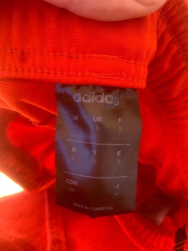 Chandal 2025 adidas rojo