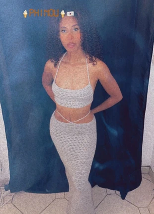 Ensemble Jupe et top , merk: Carlys Crochet, staat: Heel goed, maat: Overige, € 10,00, € 11,20 inclusief Kopersbescherming