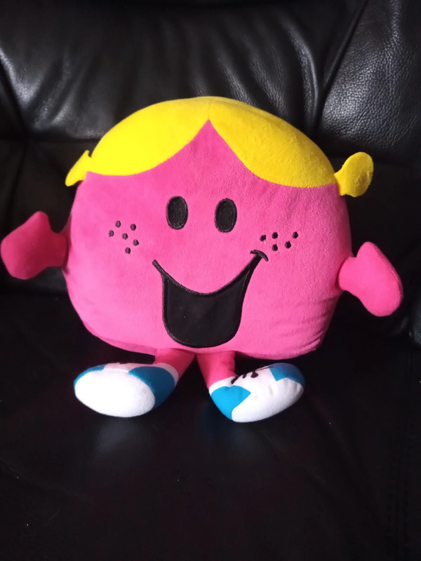Mr Men Little Miss Chatterbox Talking, Record Playback Voice Toy Plush ...