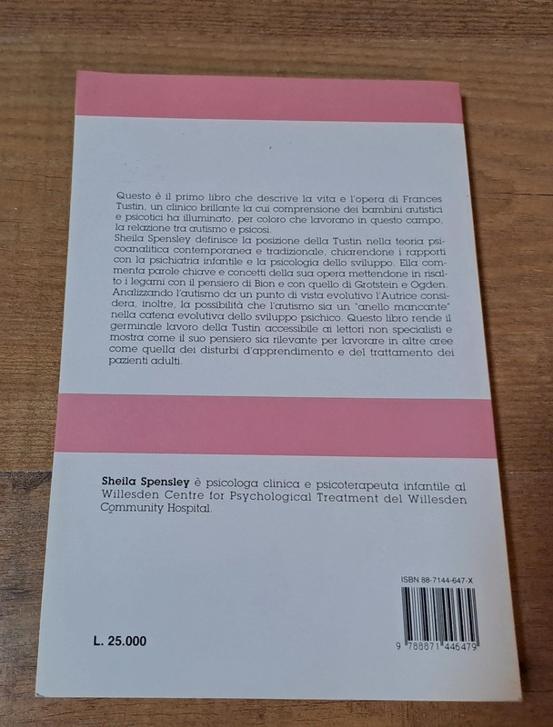 "Frances Tustin, per una teoria psicoanalitica dell'autismo" di Sheila Spensley 2