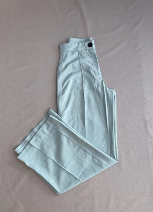 Pantalon large vert d’eau Bershka taille 38 – fluide et élégant, brand: Bershka, condizioni: Ottime, taglia: M / IT 42 / EU 38, €12.00, €13.30 include la Protezione acquisti Pro