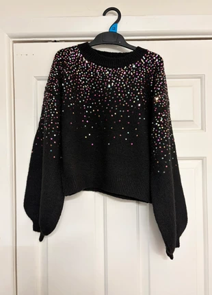 F&F girls sequin jumper 9-10, brand: F&F, condition: Good, size: 10 years / 140 cm, £4.00, £4.62 includes Buyer Protection