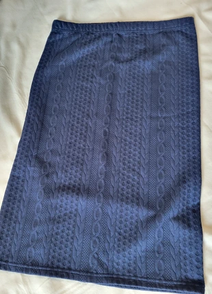 VRS navy textured pencil skirt, size L, brand: VRS, condition: New without tags, size: L / 40 / 12, €1.99, €2.79 includes Buyer Protection