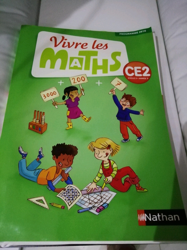 Manuel Scolaire Vivre Les Maths Ce2 Nathan Vinted