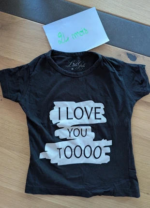 T-shirt 2 ans, brand: Little Girl, condition: Good, size: 18-24 months / 86 cm, €2.00, €2.80 includes Buyer Protection