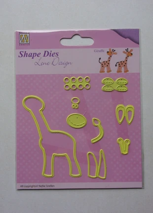 Matrice Pochoir métal Die Découpe Scrapbooking Carte Journal Animal Animaux Girafe, estado: Muy bueno, 2,00 €, 2,80 € Protección al comprador Pro incluida