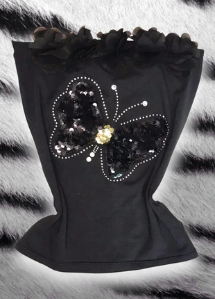 Haut tube sequin vintage - Y2K / 2000s, marca: y2k, estado: Muy bueno, tamaño: S / 36 / 8, 11,00 €, 12,25 € Protección al comprador incluida