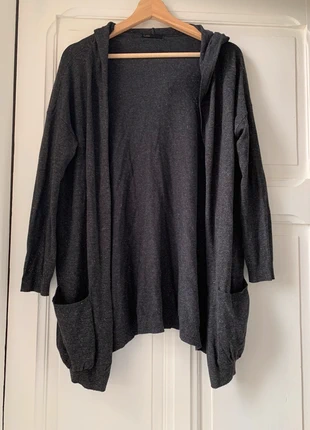 Gilet à capuche gris pailleté Lpb, marca: Lpb, estado: Muito bom, tamanho: XL / 42 / 14, €12.00, €13.30 inclui Proteção do Comprador