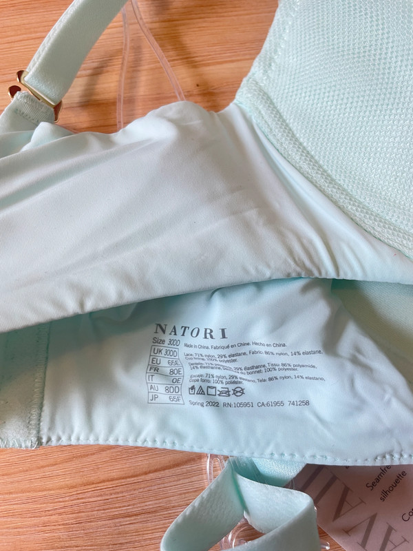 NWT Natori Avail Convertible Bra 30DD Mint Green 4