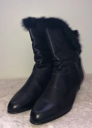 Botte cuir noir femme 41, état: Neuf sans étiquette, taille: 41, 15,00 €, 16,45 € Protection acheteurs incluse