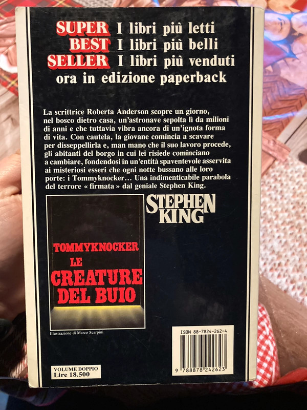 Le creature del buio-Tommyknockers - Stephen King - Libro