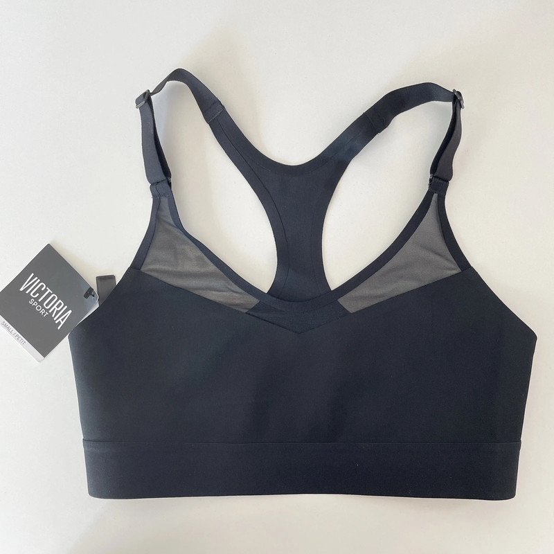 NWT Victoria Sport Bra Black No Sponge Size S Petit B75 C70 D70 AA75 A75 Vinted