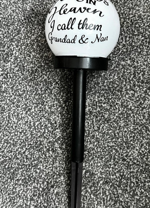 Memorial grandad & Nan solar light, brand: Memory Lane, condition: New with tags, £5.00, £5.95 includes Buyer Protection Pro