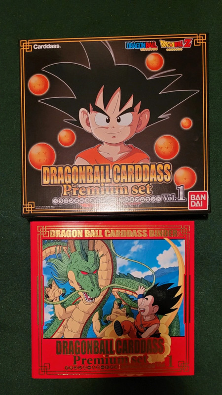 Classeur et boite dragon ball carddass premium 1 1