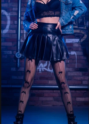 Collant Rete Neri con Fiocchetti - Stile Sexy & Romantico Audace, zustand: Neu, größe: Einheitsgröße, 4,50 €, 5,43 € inklusive Vinted-Käuferschutz