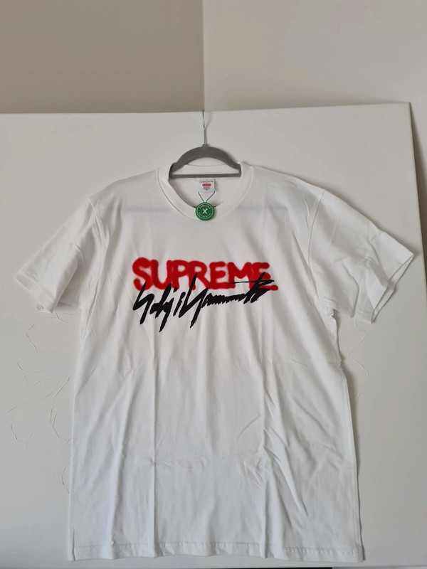 Supreme Yohji Yamamoto logo T-shirt M | Vinted