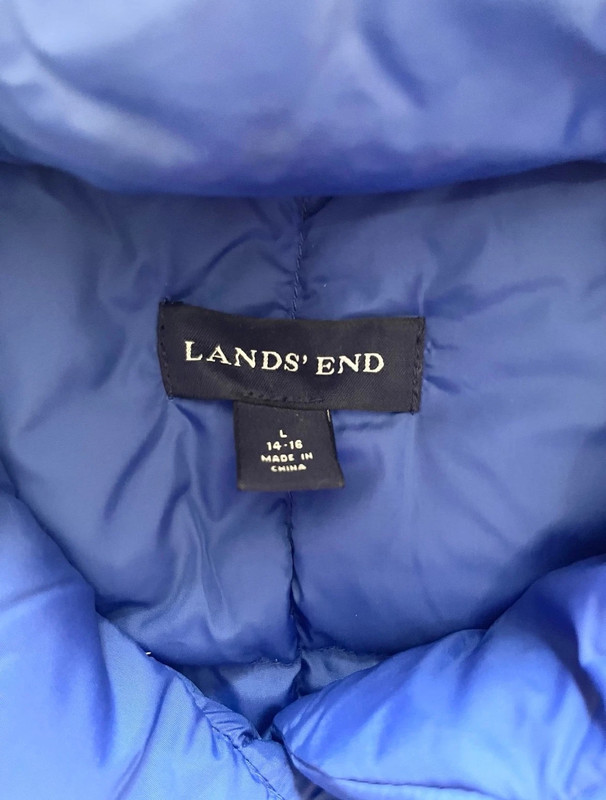 Land’s End Goose Down Puffer Vest 3