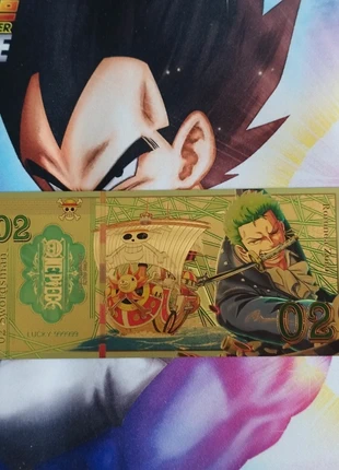 Billet One Piece Roronoa Zoro card carte rare Collector Mugiwara ticket goodies banknote, marke: OnePiece, zustand: Sehr gut, 3,00 €, 3,85 € beinhaltet Vinted-Käuferschutz Pro