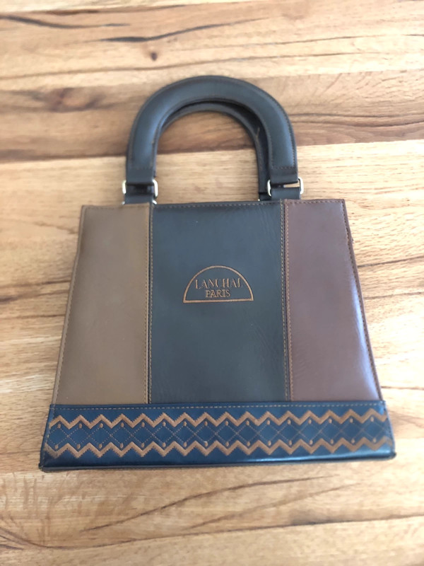 Sac main marron avec bandouli re Vinted