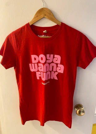 Red slogan tshirt, brand: soulsister, condition: New without tags, size: S / UK 8-10, £10.00, £11.20 includes Buyer Protection