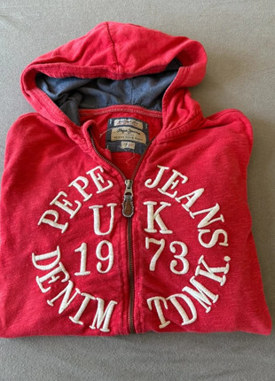 Veste à zip Pepe Jeans Taille M rouge, marque: Pepe Jeans, état: Neuf sans étiquette, taille: M, 7,00 €, 8,05 € Protection acheteurs incluse